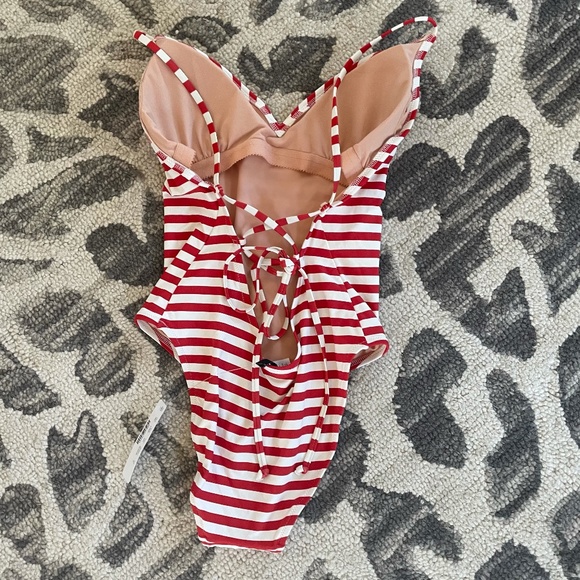 J. Crew Tie back Onepiece Swimsuit NWT - Picture 4 of 5